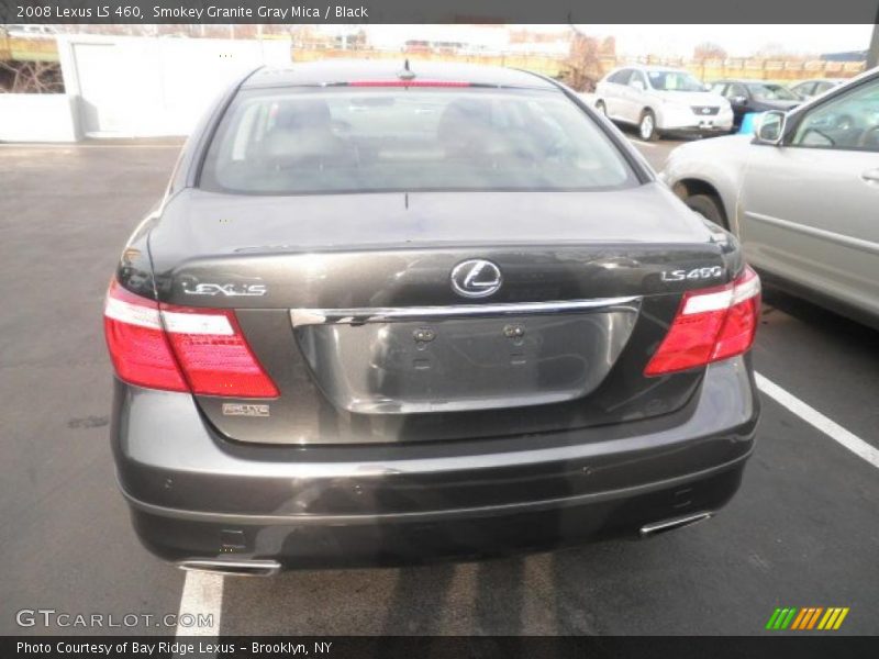 Smokey Granite Gray Mica / Black 2008 Lexus LS 460