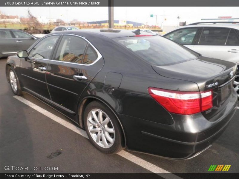 Smokey Granite Gray Mica / Black 2008 Lexus LS 460