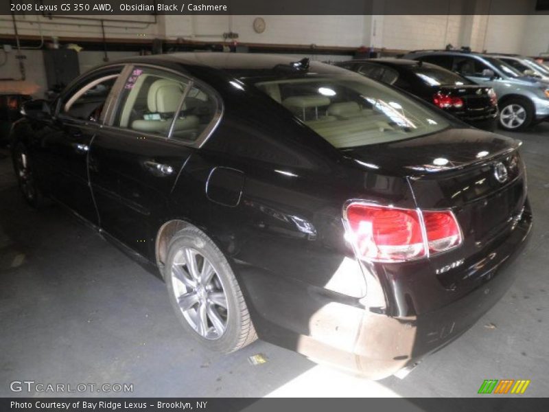 Obsidian Black / Cashmere 2008 Lexus GS 350 AWD