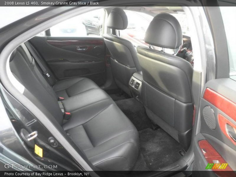 Smokey Granite Gray Mica / Black 2008 Lexus LS 460