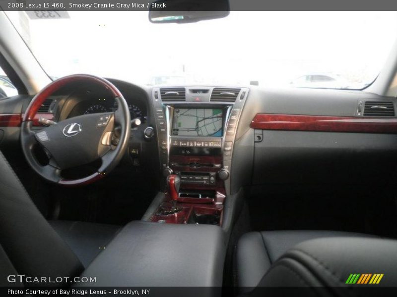 Smokey Granite Gray Mica / Black 2008 Lexus LS 460