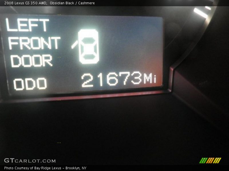 Obsidian Black / Cashmere 2008 Lexus GS 350 AWD