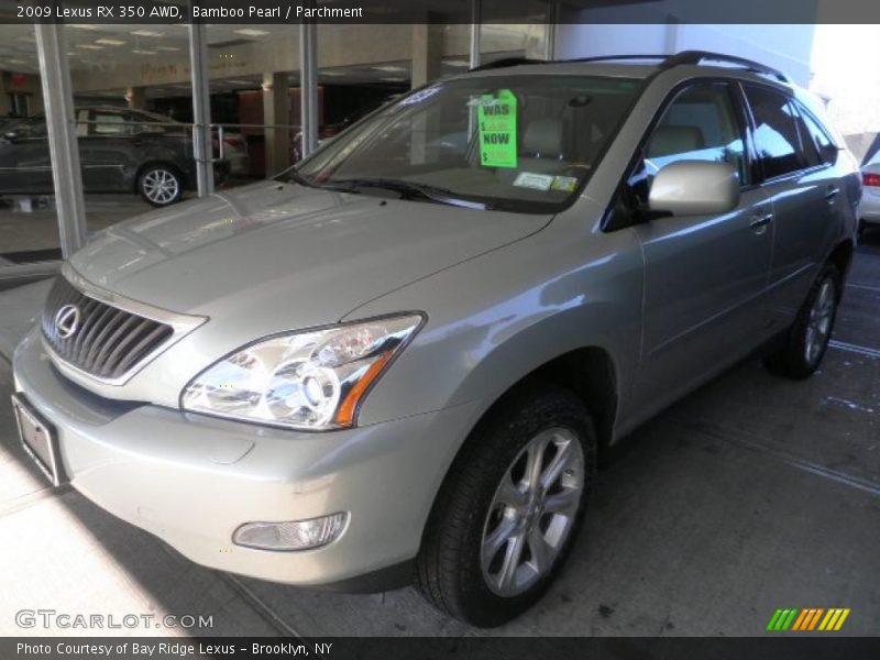 Bamboo Pearl / Parchment 2009 Lexus RX 350 AWD