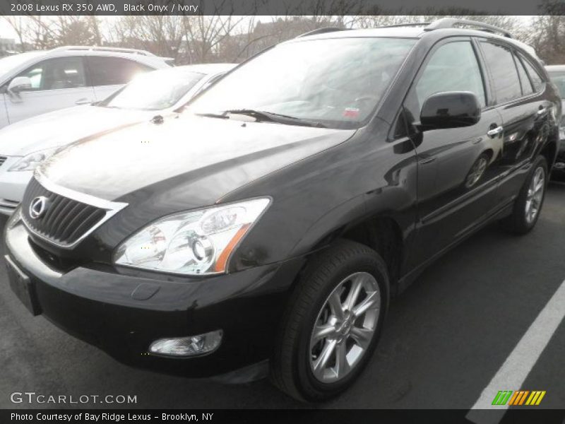 Black Onyx / Ivory 2008 Lexus RX 350 AWD