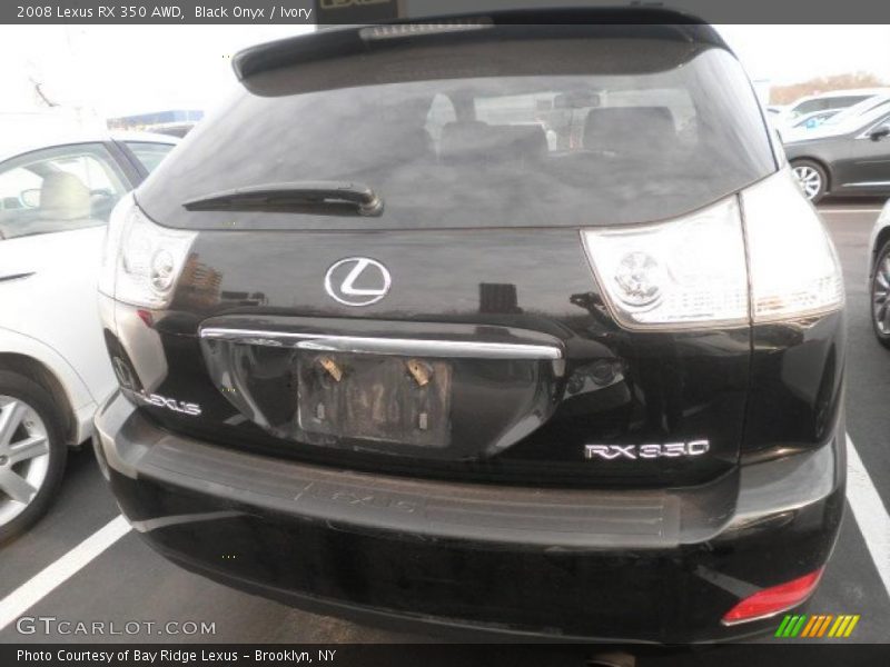 Black Onyx / Ivory 2008 Lexus RX 350 AWD