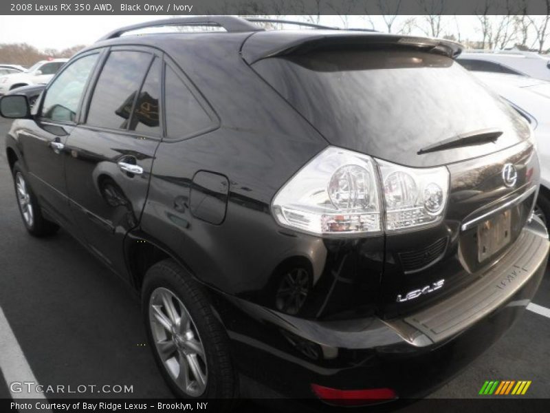 Black Onyx / Ivory 2008 Lexus RX 350 AWD
