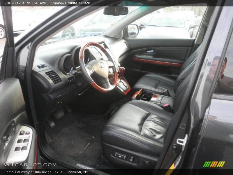 Smokey Granite / Black 2009 Lexus RX 350 AWD