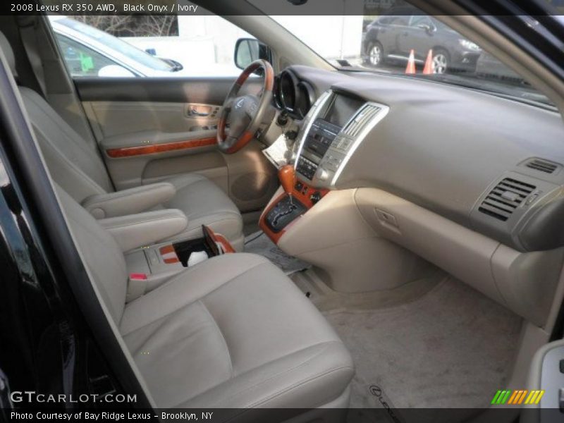 Black Onyx / Ivory 2008 Lexus RX 350 AWD