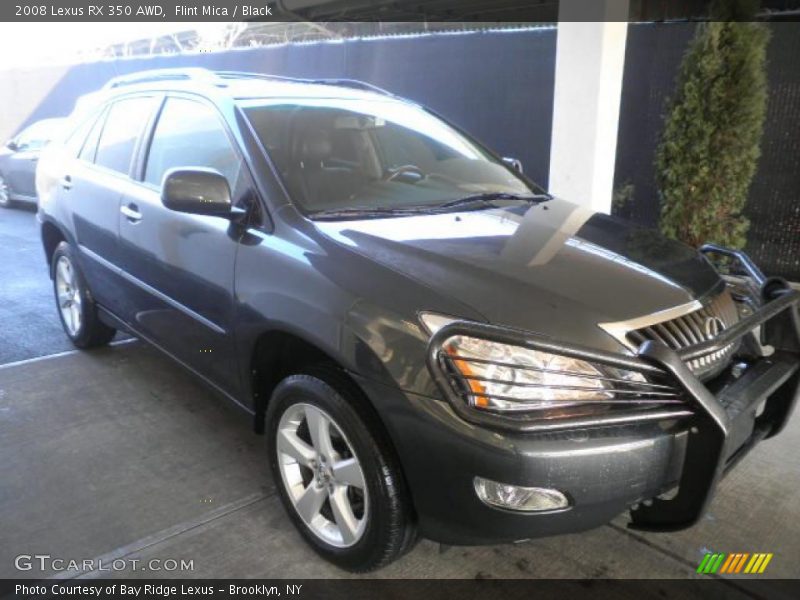 Flint Mica / Black 2008 Lexus RX 350 AWD