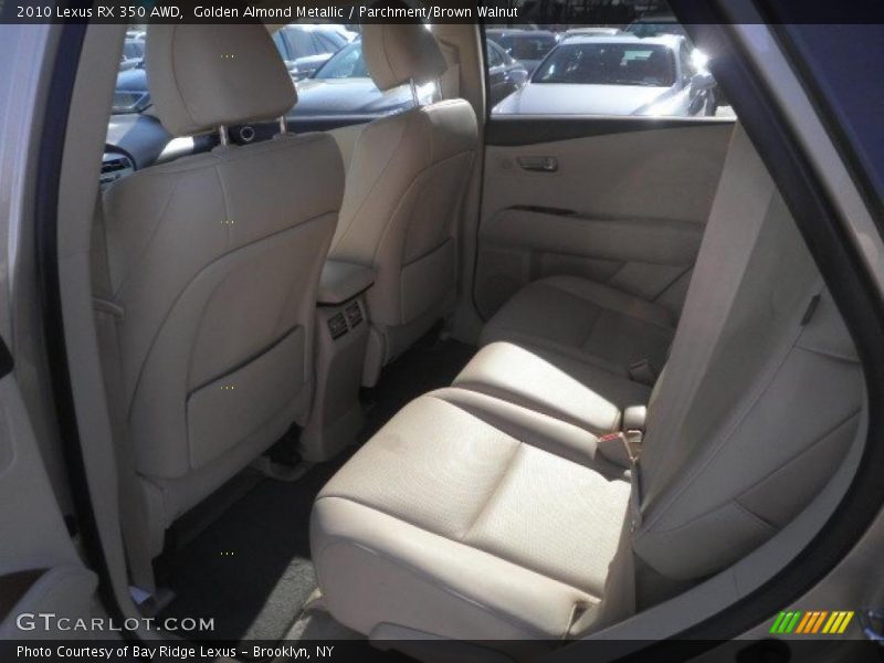 Golden Almond Metallic / Parchment/Brown Walnut 2010 Lexus RX 350 AWD