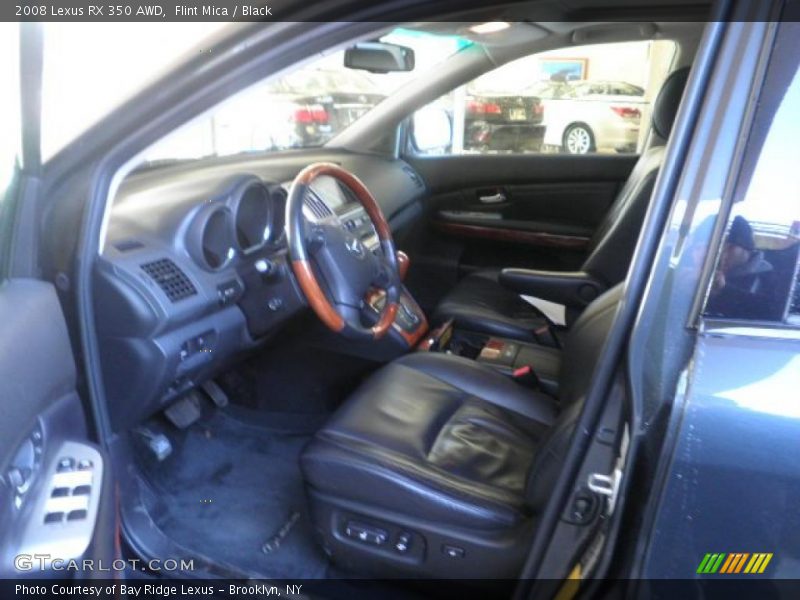 Flint Mica / Black 2008 Lexus RX 350 AWD