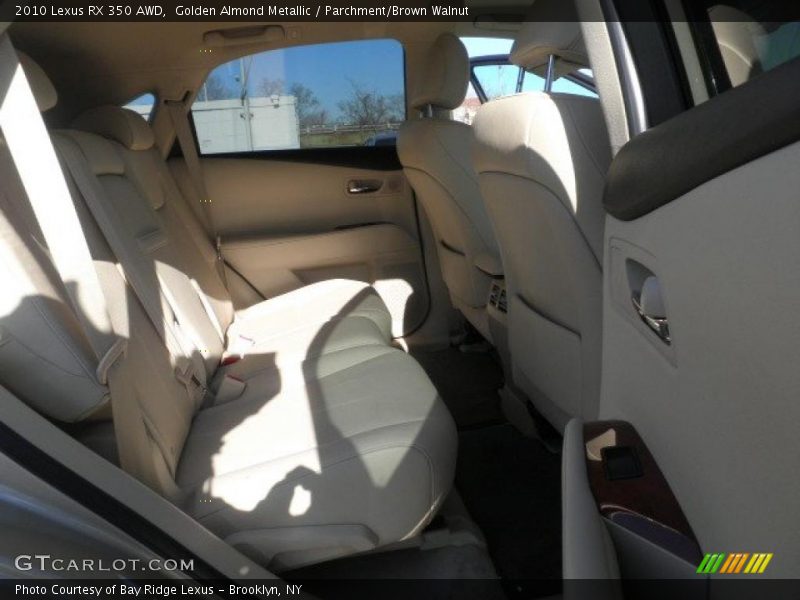 Golden Almond Metallic / Parchment/Brown Walnut 2010 Lexus RX 350 AWD
