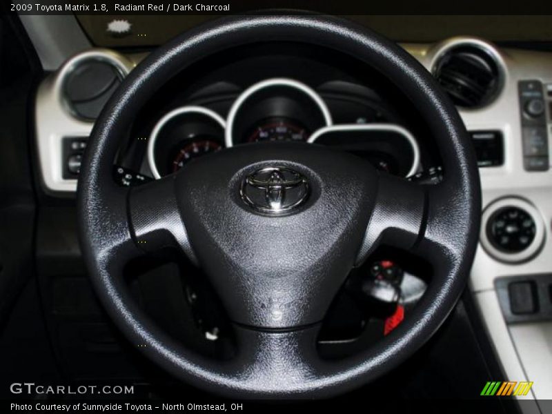 Radiant Red / Dark Charcoal 2009 Toyota Matrix 1.8