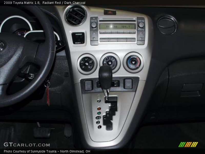 Radiant Red / Dark Charcoal 2009 Toyota Matrix 1.8