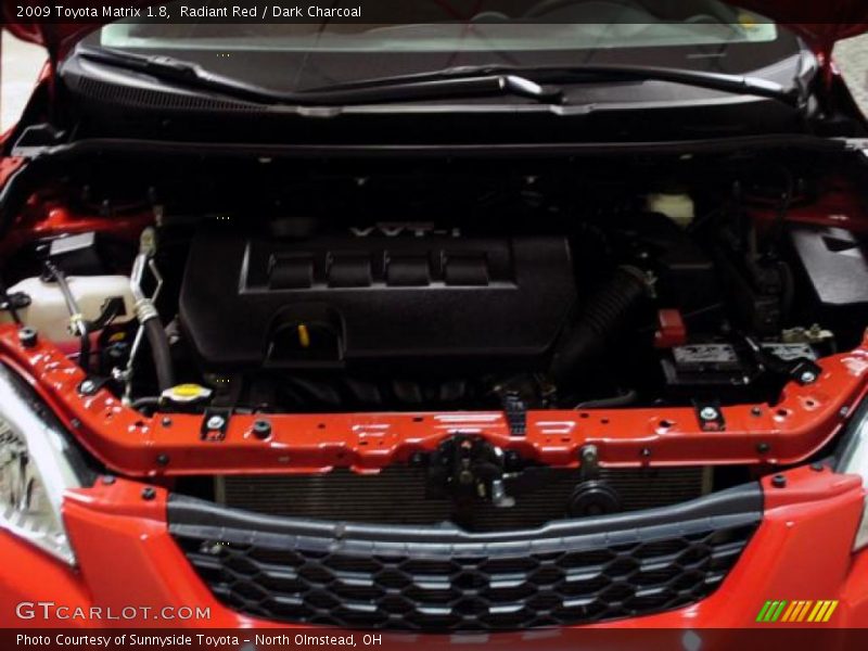 Radiant Red / Dark Charcoal 2009 Toyota Matrix 1.8