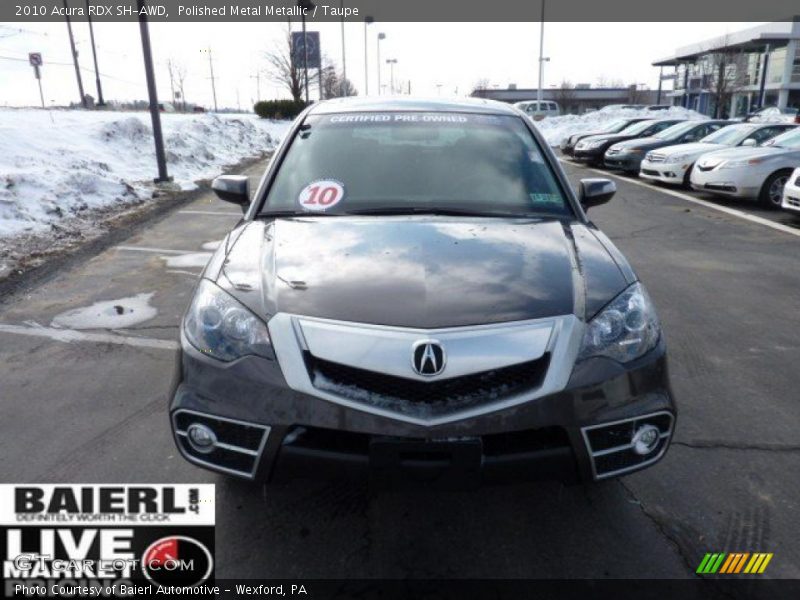 Polished Metal Metallic / Taupe 2010 Acura RDX SH-AWD