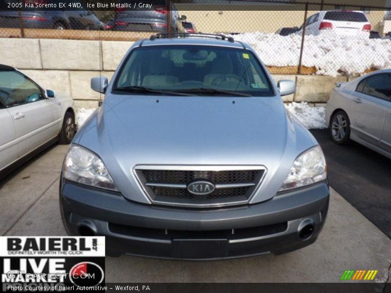Ice Blue Metallic / Gray 2005 Kia Sorento EX 4WD