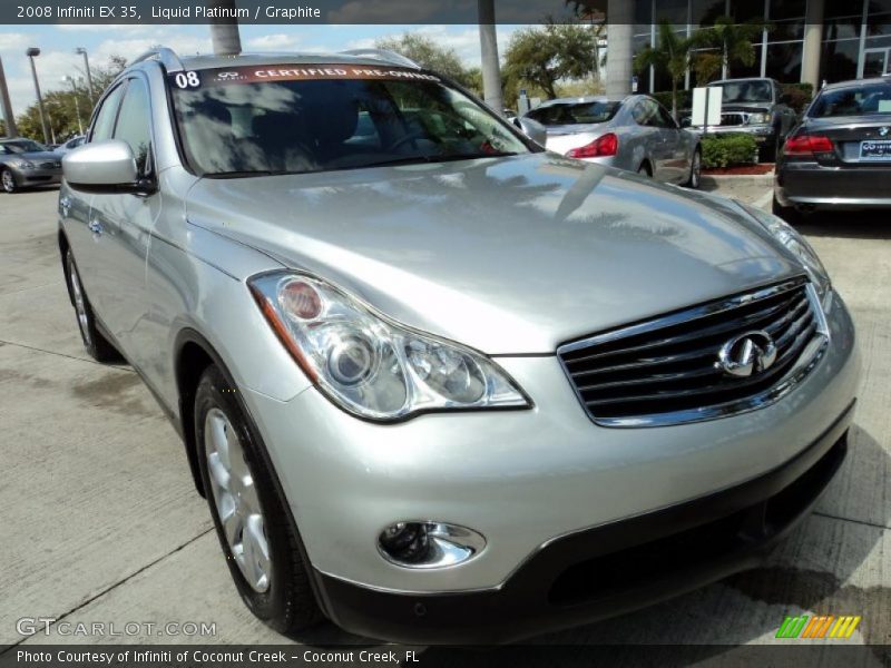 Liquid Platinum / Graphite 2008 Infiniti EX 35