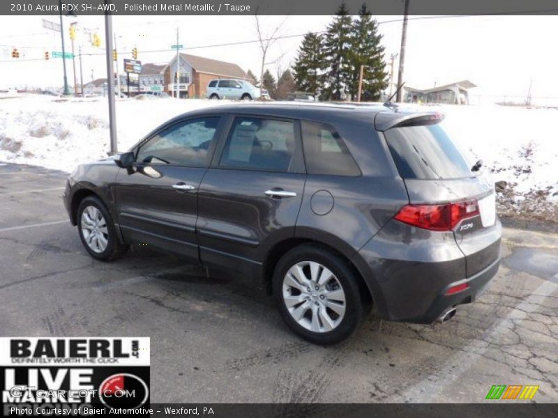 Polished Metal Metallic / Taupe 2010 Acura RDX SH-AWD