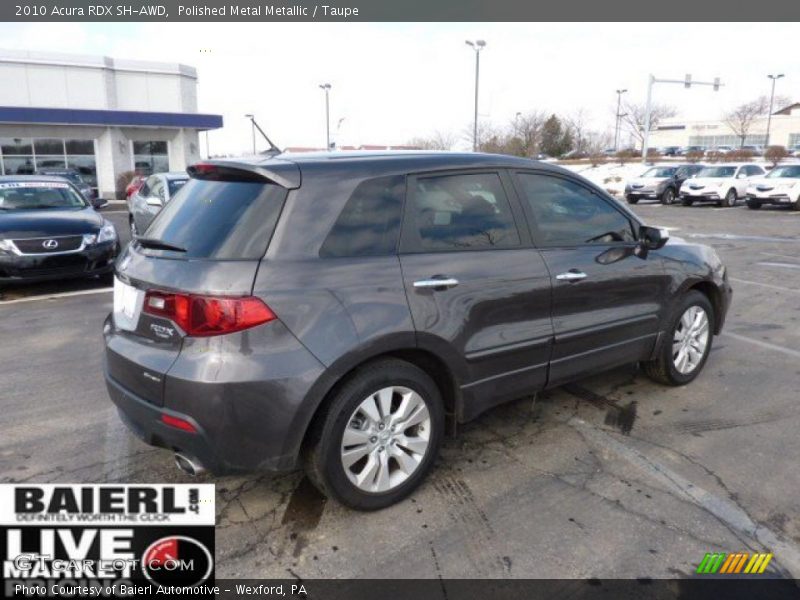 Polished Metal Metallic / Taupe 2010 Acura RDX SH-AWD