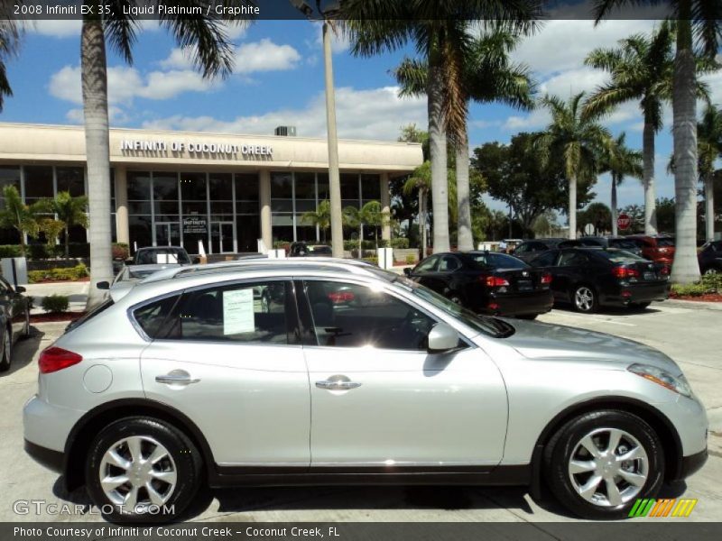 Liquid Platinum / Graphite 2008 Infiniti EX 35