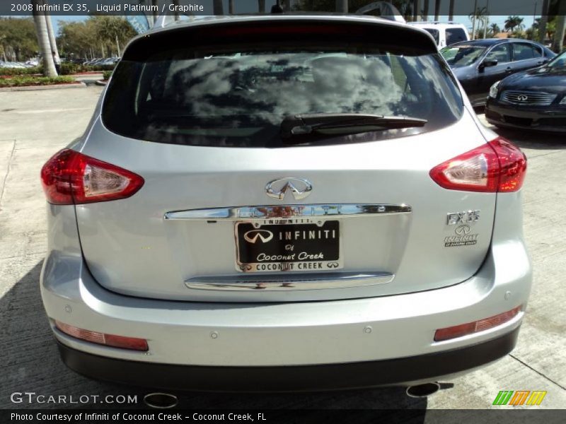 Liquid Platinum / Graphite 2008 Infiniti EX 35