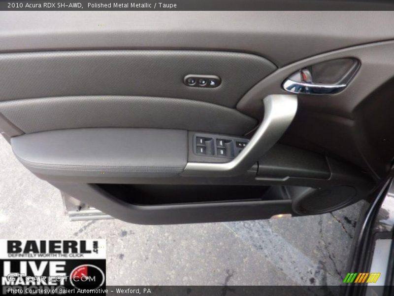 Polished Metal Metallic / Taupe 2010 Acura RDX SH-AWD