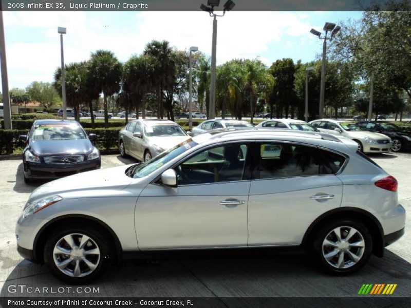 Liquid Platinum / Graphite 2008 Infiniti EX 35