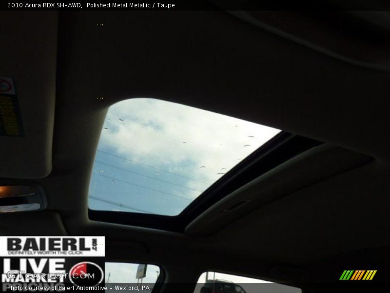 Polished Metal Metallic / Taupe 2010 Acura RDX SH-AWD