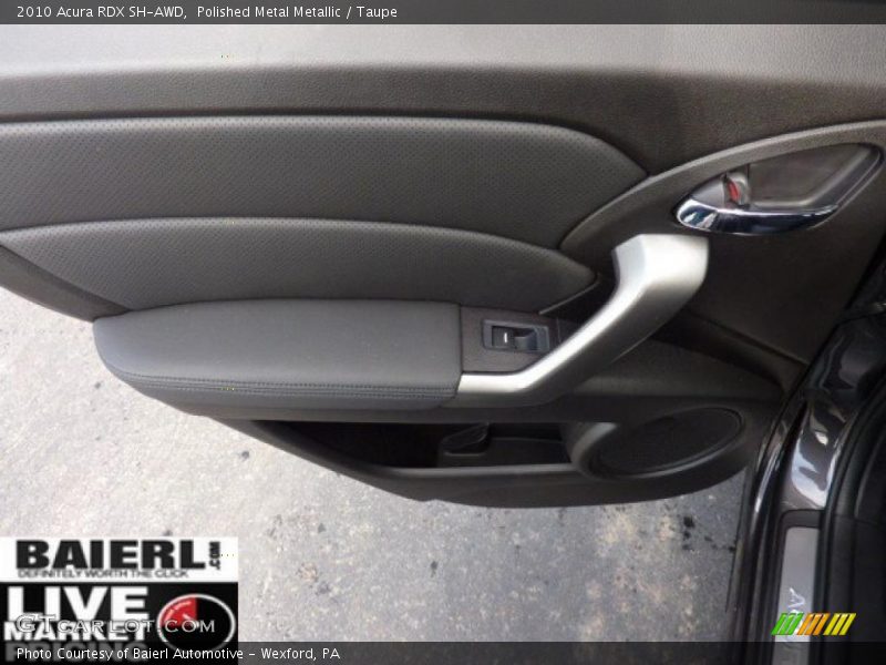 Polished Metal Metallic / Taupe 2010 Acura RDX SH-AWD