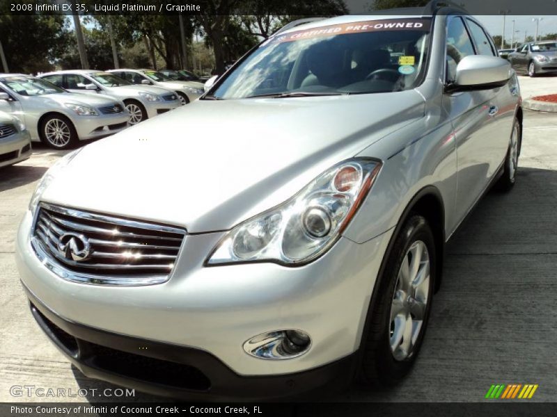Liquid Platinum / Graphite 2008 Infiniti EX 35
