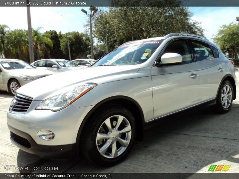 Liquid Platinum / Graphite 2008 Infiniti EX 35