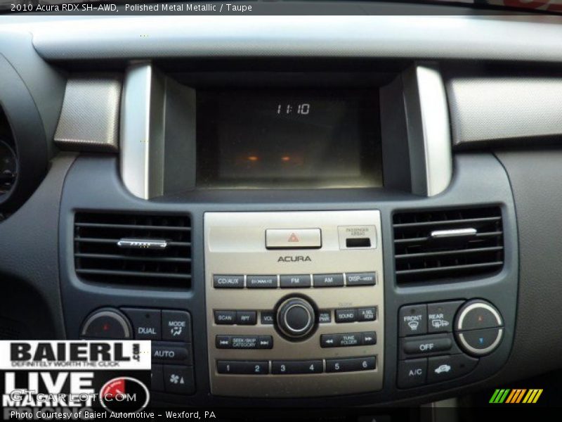 Polished Metal Metallic / Taupe 2010 Acura RDX SH-AWD
