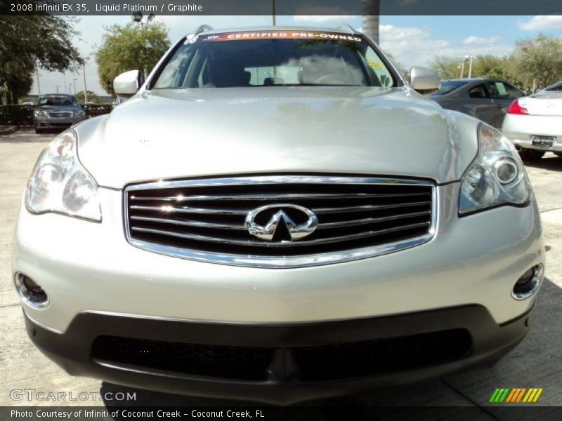 Liquid Platinum / Graphite 2008 Infiniti EX 35