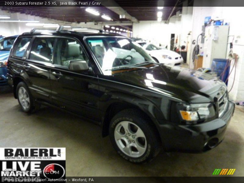 Java Black Pearl / Gray 2003 Subaru Forester 2.5 XS