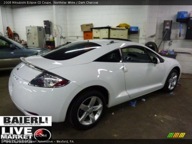 Northstar White / Dark Charcoal 2008 Mitsubishi Eclipse GS Coupe