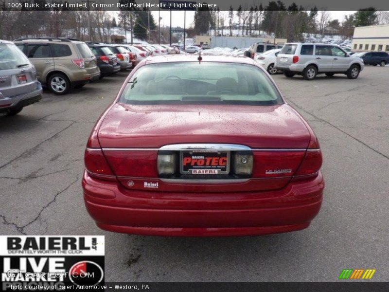 Crimson Red Pearl Metallic / Light Cashmere 2005 Buick LeSabre Limited