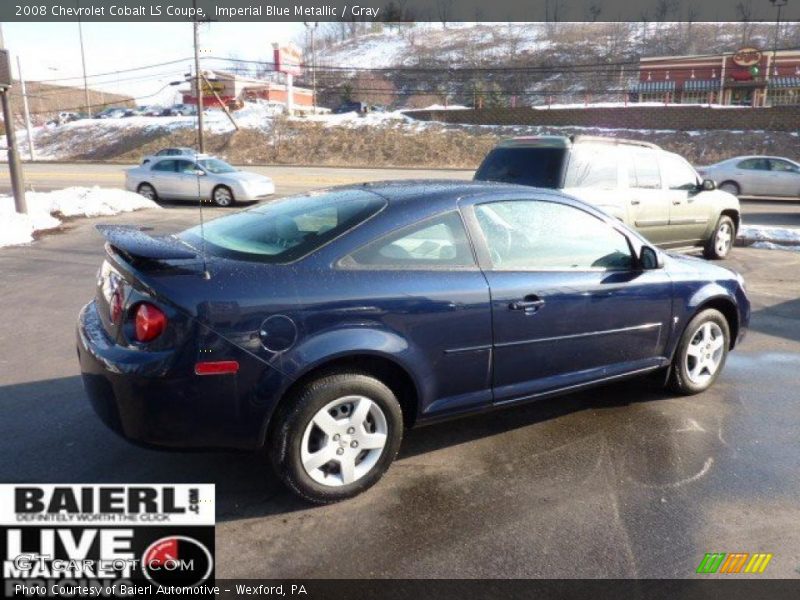 Imperial Blue Metallic / Gray 2008 Chevrolet Cobalt LS Coupe