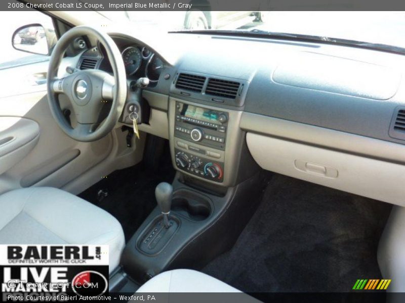 Imperial Blue Metallic / Gray 2008 Chevrolet Cobalt LS Coupe