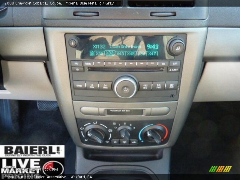 Imperial Blue Metallic / Gray 2008 Chevrolet Cobalt LS Coupe