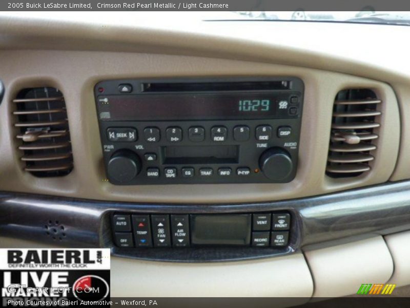 Crimson Red Pearl Metallic / Light Cashmere 2005 Buick LeSabre Limited