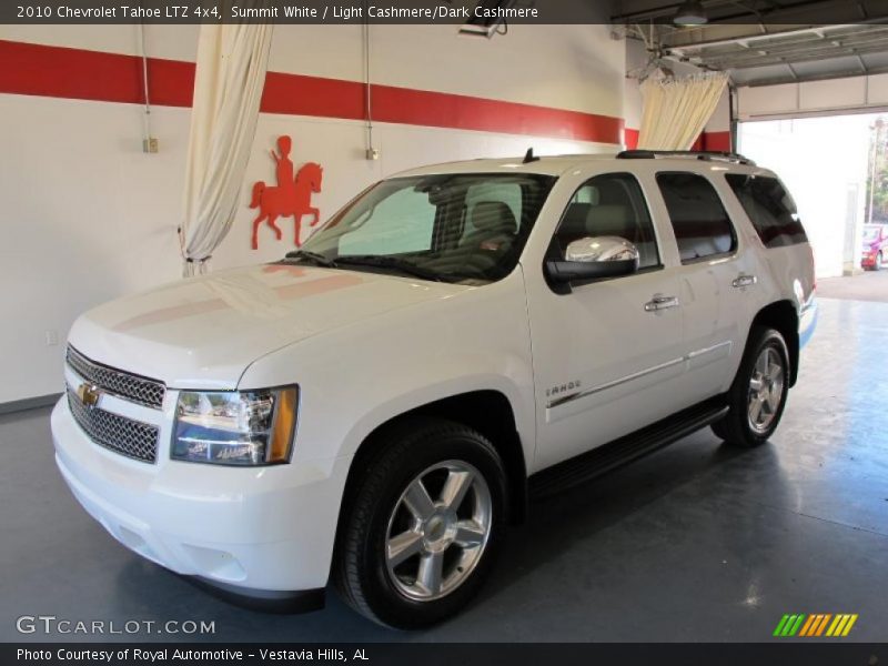 Summit White / Light Cashmere/Dark Cashmere 2010 Chevrolet Tahoe LTZ 4x4