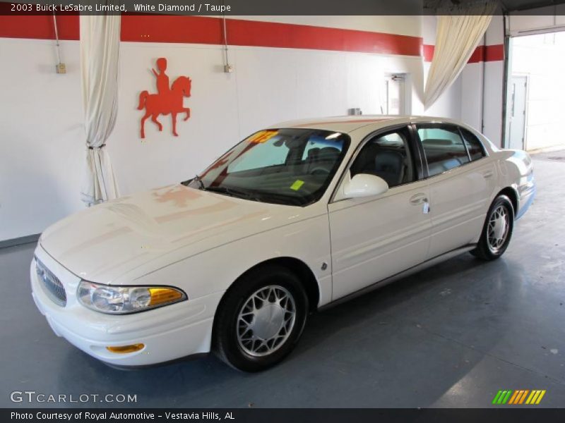 White Diamond / Taupe 2003 Buick LeSabre Limited