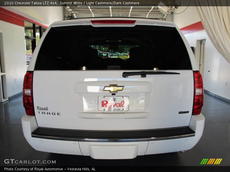 Summit White / Light Cashmere/Dark Cashmere 2010 Chevrolet Tahoe LTZ 4x4