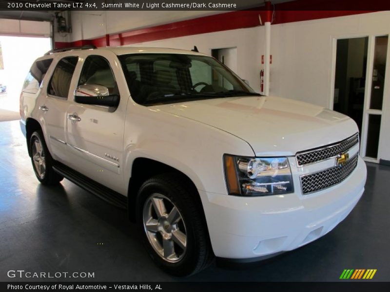 Summit White / Light Cashmere/Dark Cashmere 2010 Chevrolet Tahoe LTZ 4x4