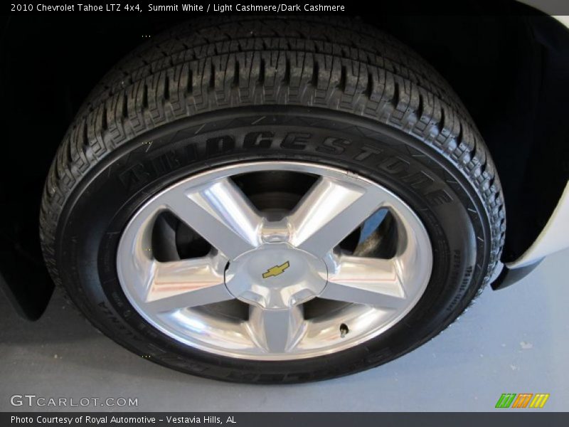 Summit White / Light Cashmere/Dark Cashmere 2010 Chevrolet Tahoe LTZ 4x4