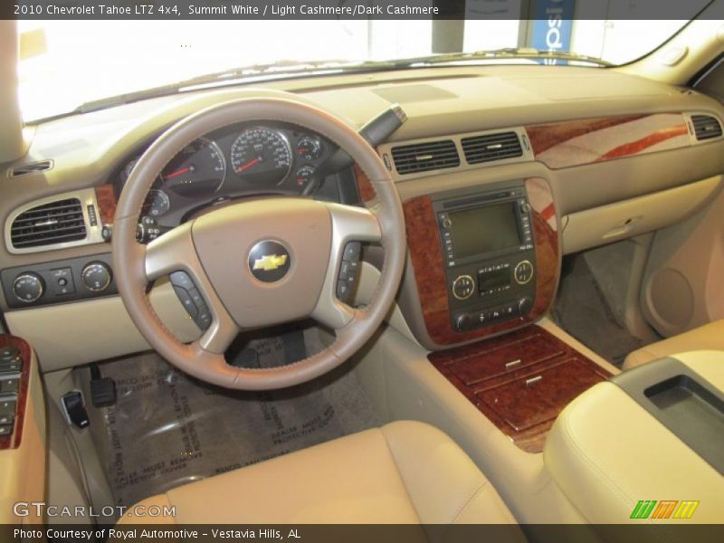 Summit White / Light Cashmere/Dark Cashmere 2010 Chevrolet Tahoe LTZ 4x4