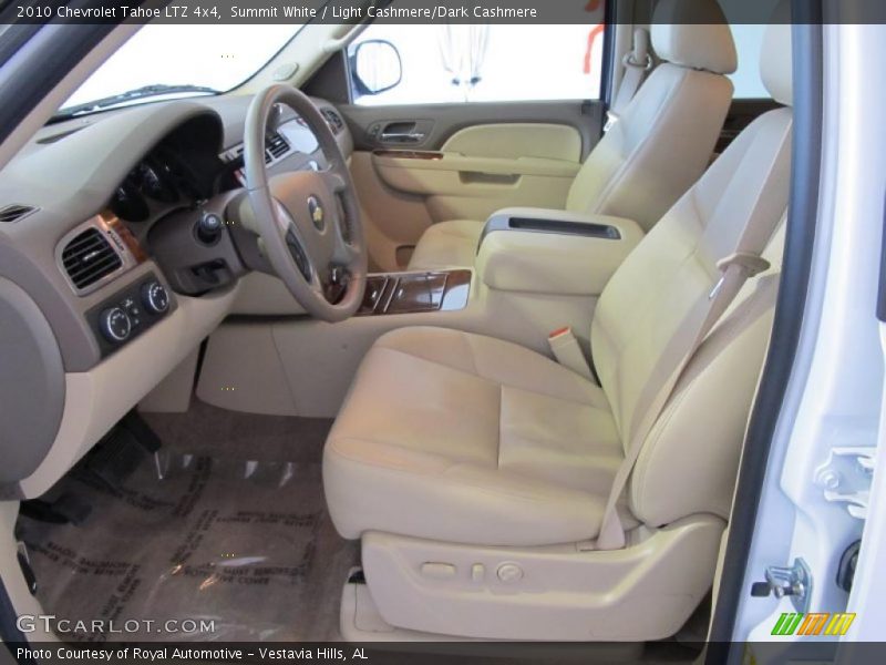 Summit White / Light Cashmere/Dark Cashmere 2010 Chevrolet Tahoe LTZ 4x4