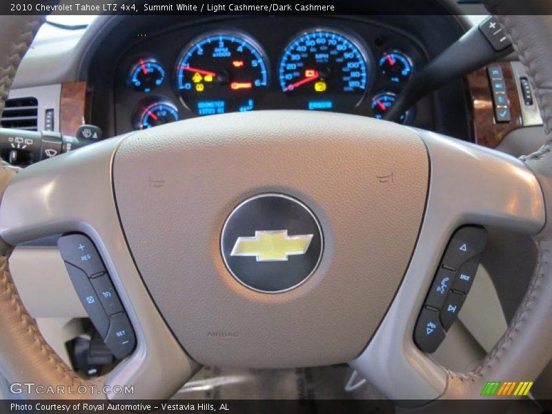 Summit White / Light Cashmere/Dark Cashmere 2010 Chevrolet Tahoe LTZ 4x4