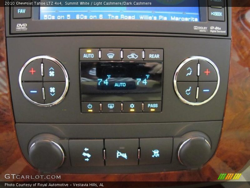 Summit White / Light Cashmere/Dark Cashmere 2010 Chevrolet Tahoe LTZ 4x4